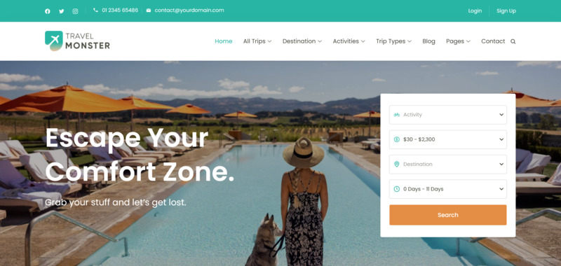 travel booking engine wordpress